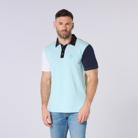 Mens Harlequin Short Sleeve Polo - Crow and Jester