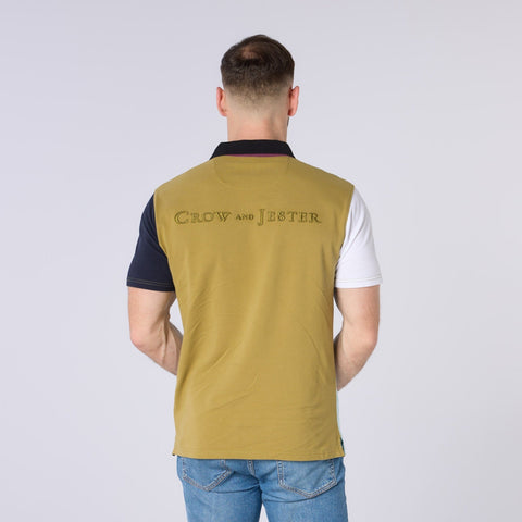 Mens Harlequin Short Sleeve Polo - Crow and Jester