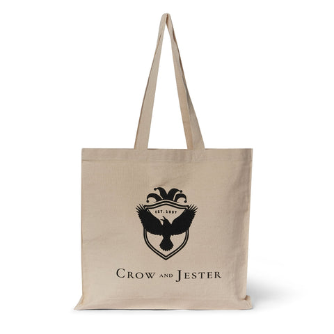 100% Organic Cotton Tote Bag - Crow and Jester