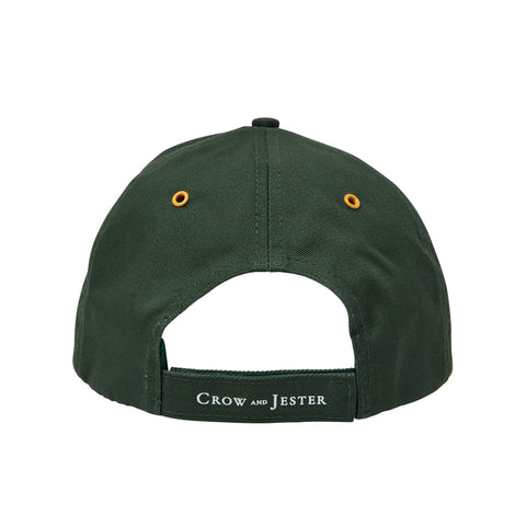 Green Baseball Cap - Crow and Jester