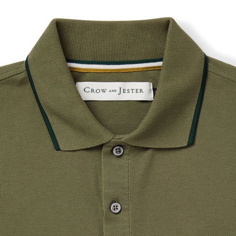 Mens Heavy 100% Cotton Polo - Crow and Jester