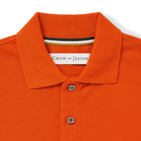 Mens Heavy 100% Cotton Polo - Crow and Jester
