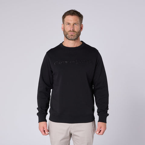 Mens Signature Crew Neck Jumper - Crow and Jester