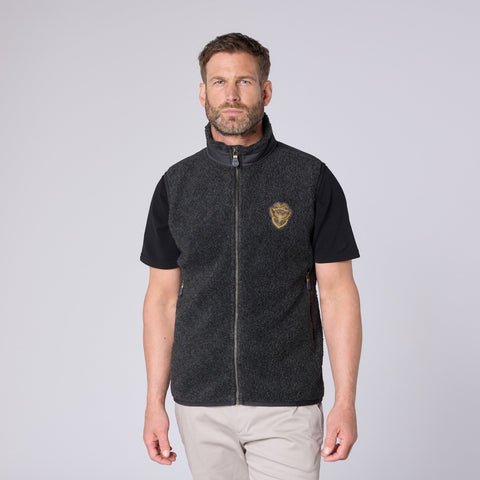 Mens Signature Polar Fleece Gilet - Crow and Jester