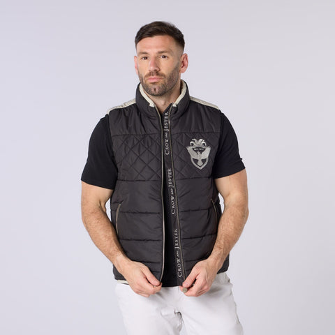 Mens Signature Quilted Gilet - Crow and Jester