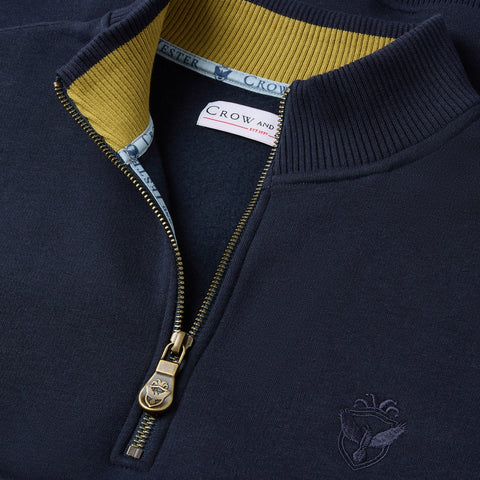 Mens Sport Quarter Zip - Crow and Jester