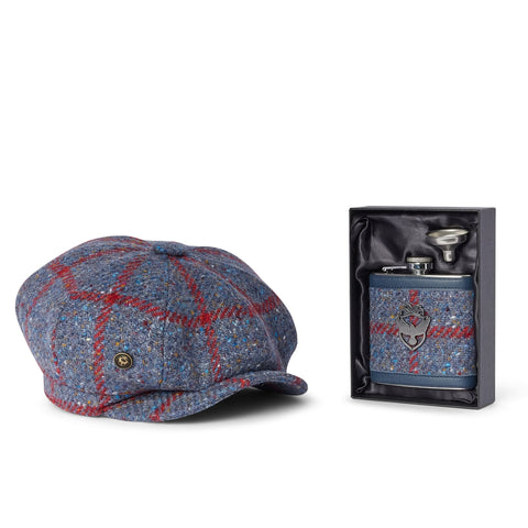 Tweed Hip Flask - Crow and Jester